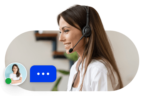 HP Support Representative helping customer